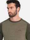 Ombre Clothing Maglia RELAXED FIT da uomo con motivo verde Ombre Clothing