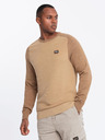 Ombre Clothing Maglia RELAXED FIT da uomo con motivo beige Abbigliamento Ombre