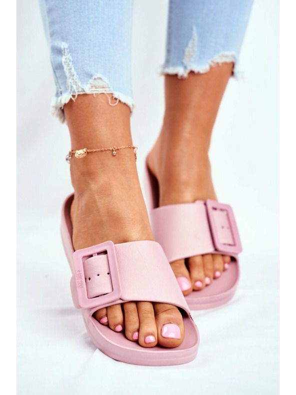 BIG STAR SHOES Pantofole eleganti Big Star da donna - rosa