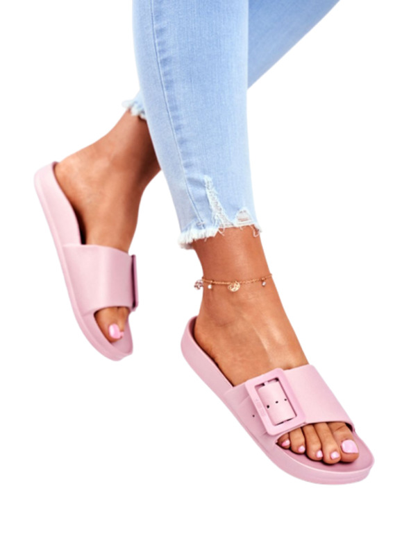 BIG STAR SHOES Pantofole eleganti Big Star da donna - rosa