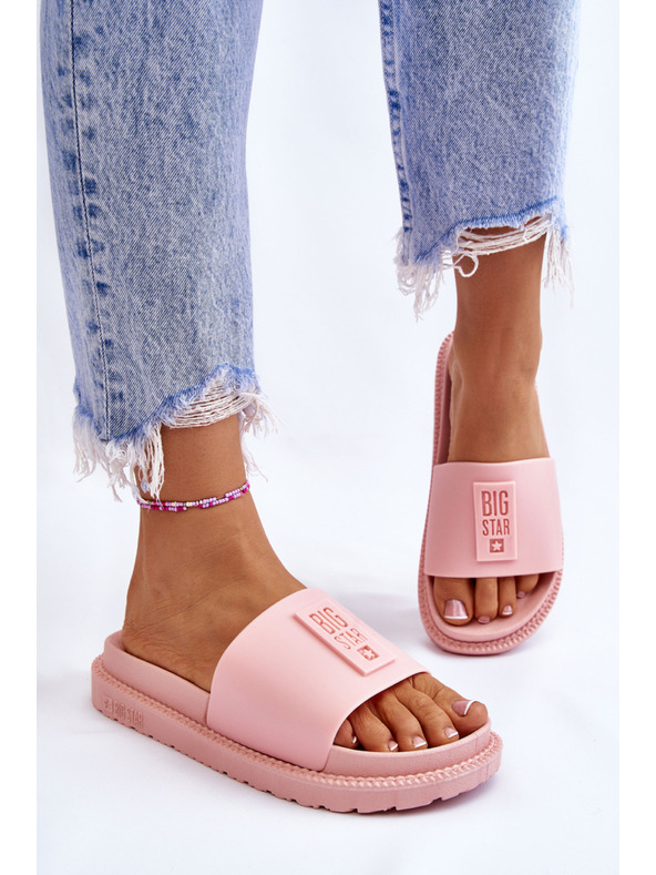BIG STAR SHOES Pantofole Big Star da donna rosa chiaro