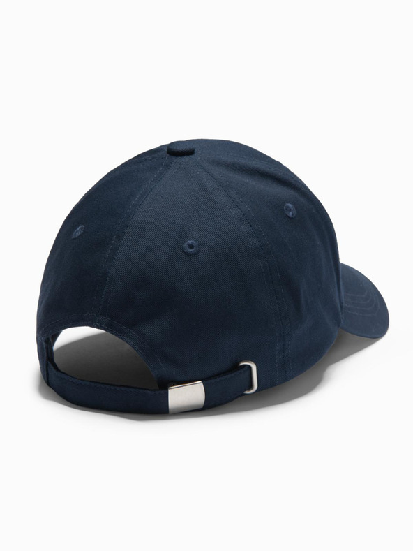 Ombre Clothing Cappello da baseball da uomo con grande toppa blu scuro Ombre Clothing