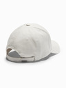 Ombre Clothing Cappello da baseball da uomo con visiera e patch crema Ombre Clothing