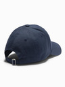 Ombre Clothing Berretto da baseball da uomo con patch rettangolare blu scuro Ombre Clothing