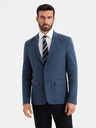 Ombre Clothing Blazer elegante da uomo in misto lana blu navy di Ombre Clothing