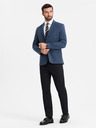 Ombre Clothing Blazer elegante da uomo in misto lana blu navy di Ombre Clothing