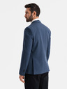 Ombre Clothing Blazer elegante da uomo in misto lana blu navy di Ombre Clothing