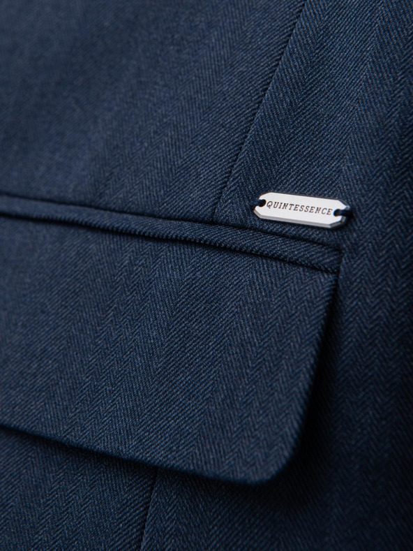 Ombre Clothing Blazer elegante da uomo in misto lana blu navy di Ombre Clothing