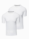 Ombre Clothing Set di tre T-shirt BASIC da uomo in cotone a girocollo Ombre Clothing