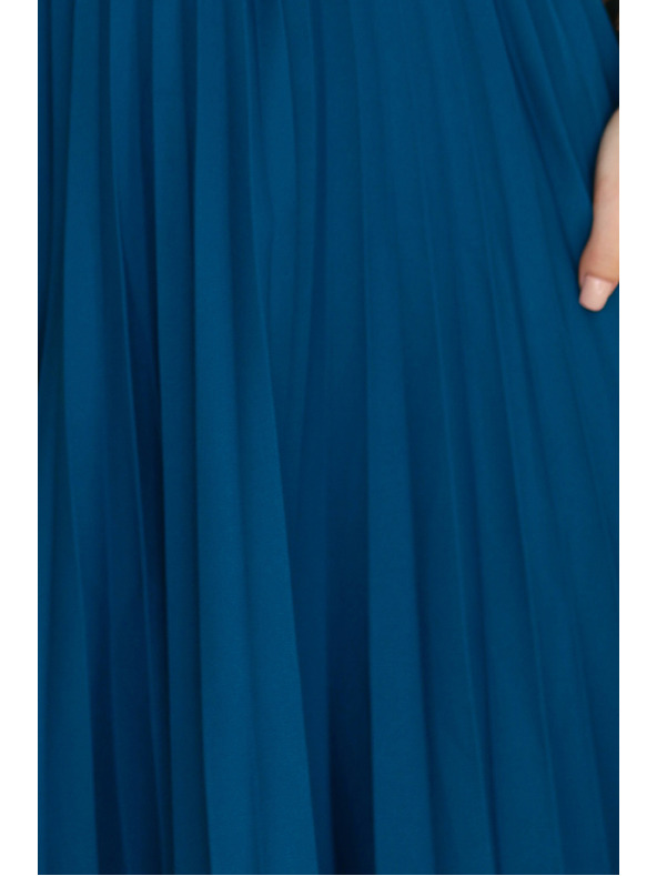 numoco Numoco - Vestito classico a maniche corte con cintura e spalline