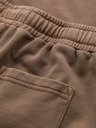Ombre Clothing Pantaloncini tuta uomo in cotone BASIC marrone Ombre Clothing