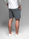 Ombre Clothing Pantaloncini da ginnastica da uomo in cotone BASIC grigio Ombre Clothing