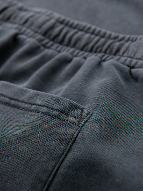 Ombre Clothing Pantaloncini da ginnastica da uomo in cotone BASIC grigio Ombre Clothing