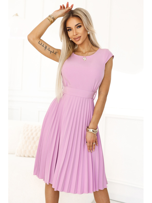 numoco Abito classico a maniche corte con cintura - Numoco