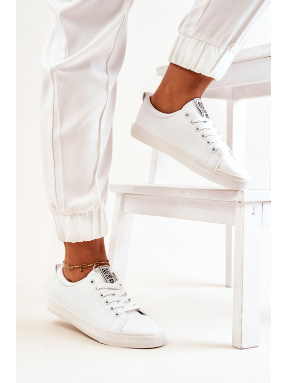 BIG STAR SHOES Sneakers donna Big Star in pelle - Bianco