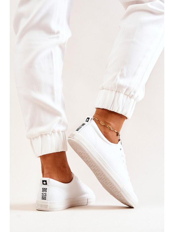 BIG STAR SHOES Sneakers donna Big Star in pelle - Bianco