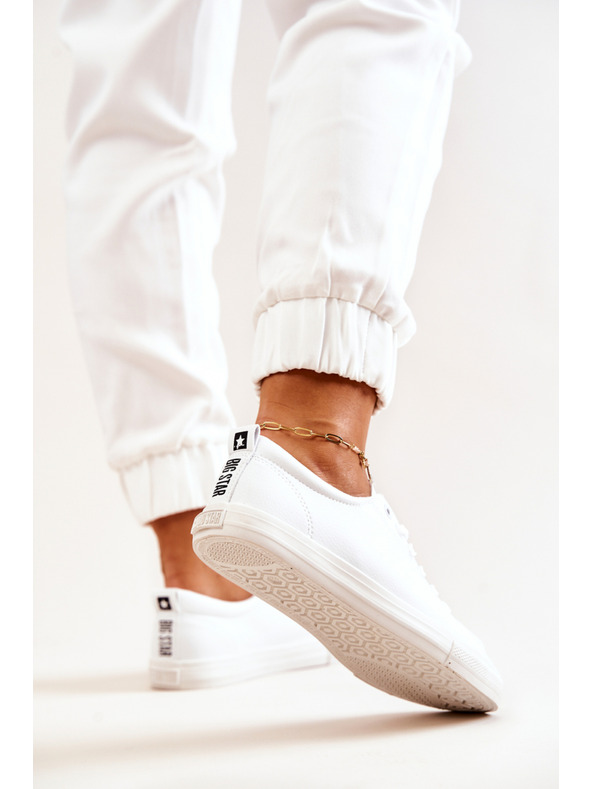 BIG STAR SHOES Sneakers donna Big Star in pelle - Bianco