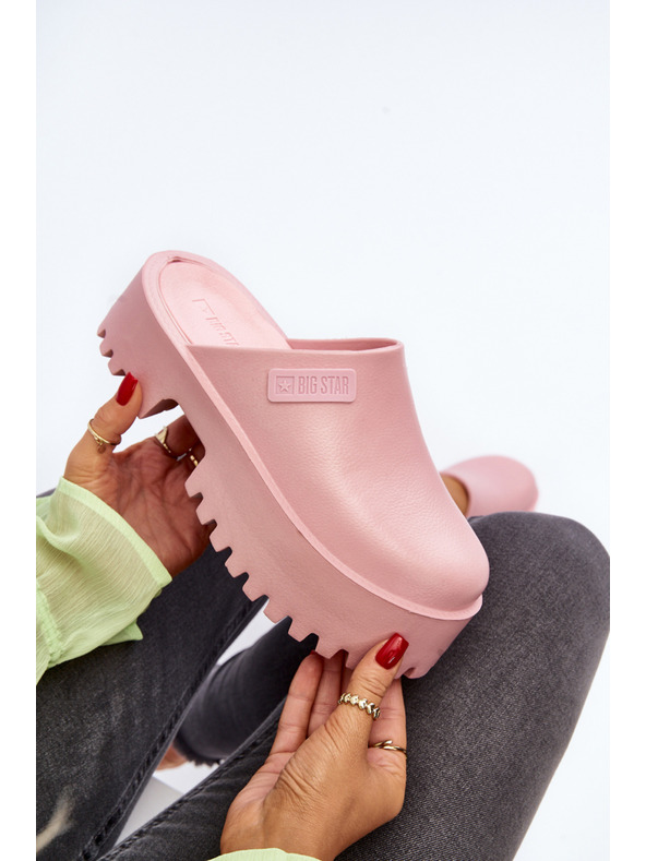 BIG STAR SHOES Ciabatte da donna con suola solida Big Star Rosa