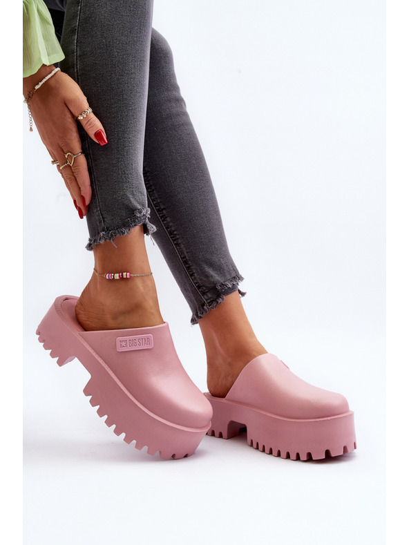 BIG STAR SHOES Ciabatte da donna con suola solida Big Star Rosa