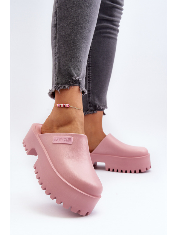 BIG STAR SHOES Ciabatte da donna con suola solida Big Star Rosa