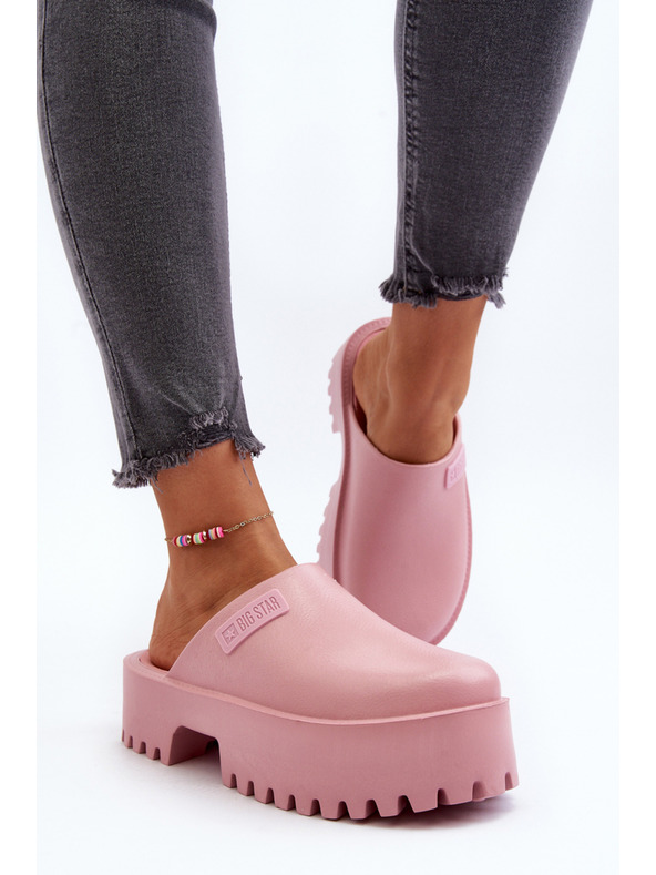 BIG STAR SHOES Ciabatte da donna con suola solida Big Star Rosa