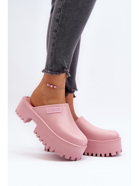 BIG STAR SHOES Ciabatte da donna con suola solida Big Star Rosa