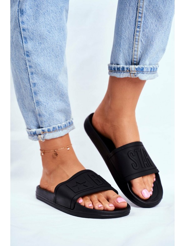 BIG STAR SHOES Pantofole da donna Big Star - Nero