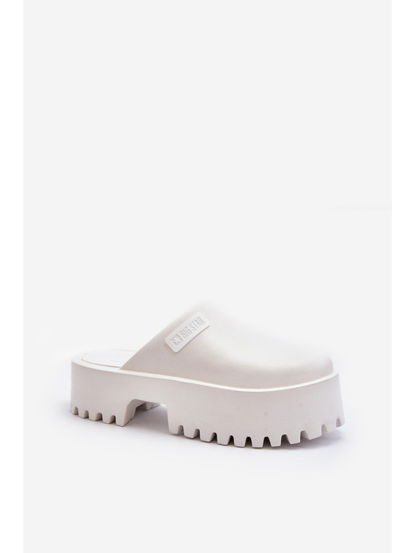 BIG STAR SHOES Pantofole da donna con suola solida Big Star Bianco