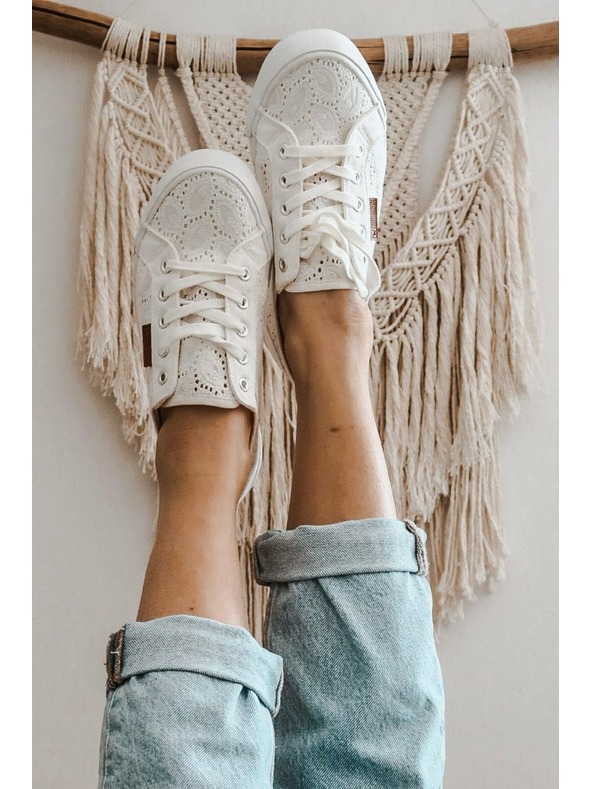 BIG STAR SHOES Sneakers moda donna Big Star - Bianco