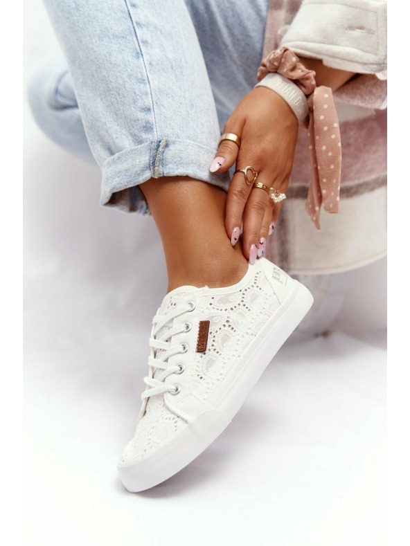 BIG STAR SHOES Sneakers moda donna Big Star - Bianco