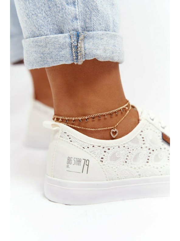 BIG STAR SHOES Sneakers moda donna Big Star - Bianco