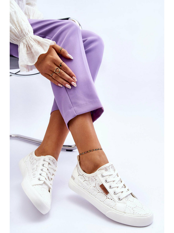 BIG STAR SHOES Sneakers moda donna Big Star - Bianco