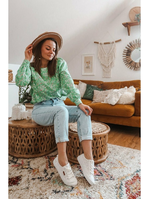 BIG STAR SHOES Sneakers moda donna Big Star - Bianco