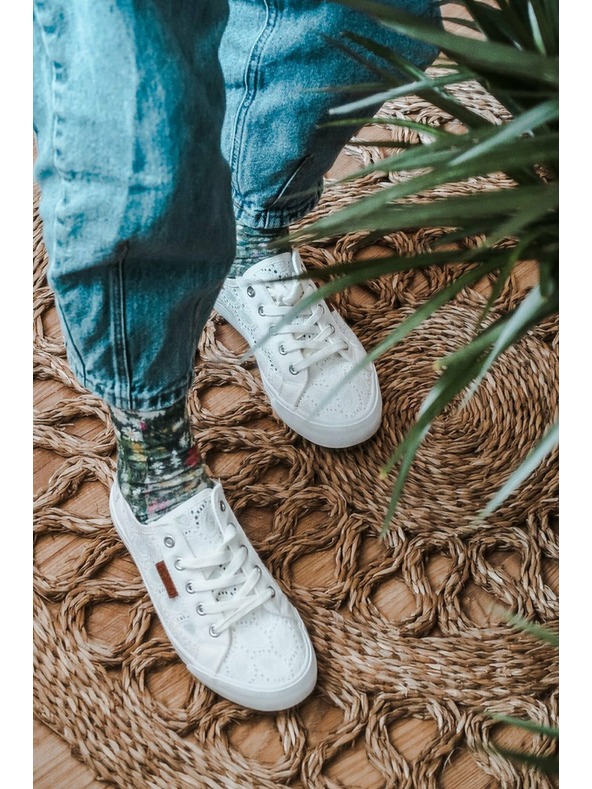 BIG STAR SHOES Sneakers moda donna Big Star - Bianco