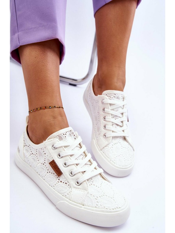 BIG STAR SHOES Sneakers moda donna Big Star - Bianco
