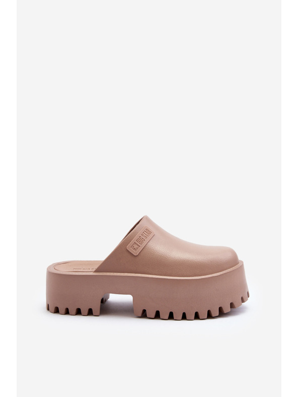 BIG STAR SHOES Pantofole da donna con suola solida Big Star Beige