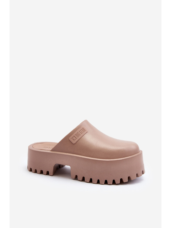 BIG STAR SHOES Pantofole da donna con suola solida Big Star Beige