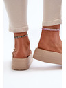 BIG STAR SHOES Pantofole da donna in schiuma con fibbia Big Star beige