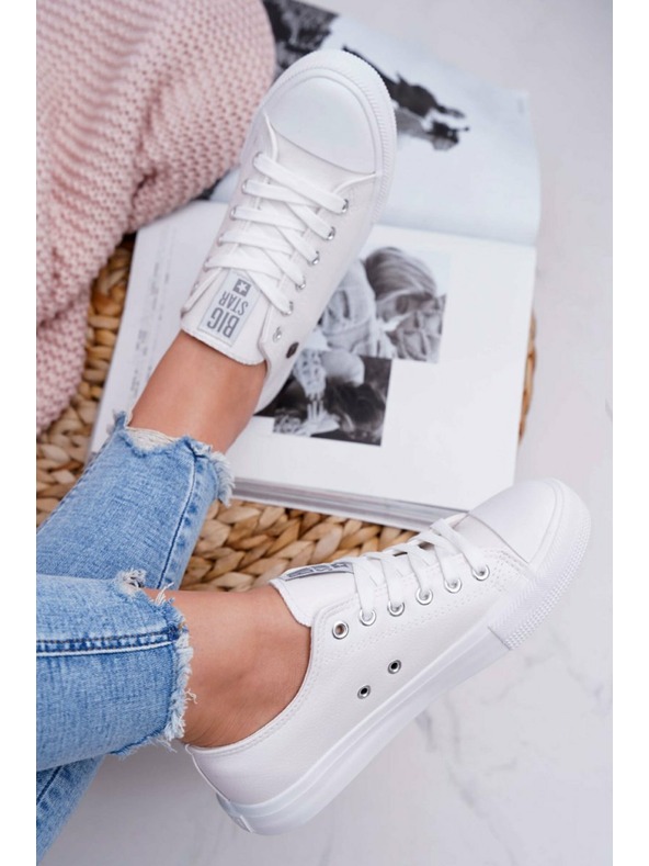 BIG STAR SHOES Scarpe da ginnastica classiche Big Star da donna - Bianco