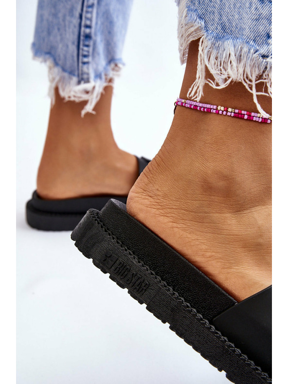 BIG STAR SHOES Pantofole con tacco alto da donna Big Star Nero