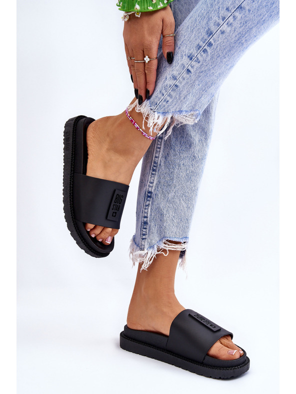 BIG STAR SHOES Pantofole con tacco alto da donna Big Star Nero