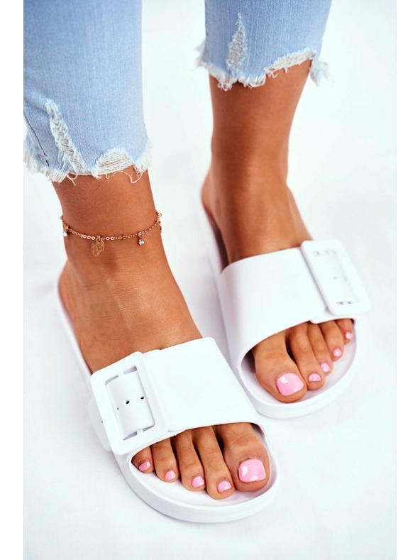 BIG STAR SHOES Pantofole eleganti Big Star da donna - Bianco Taglia: