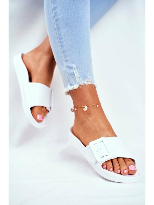 BIG STAR SHOES Pantofole eleganti Big Star da donna - Bianco Taglia: