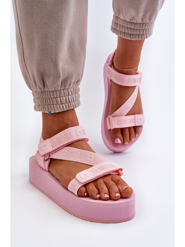 BIG STAR SHOES Sandali da donna con plateau Big Star Rosa