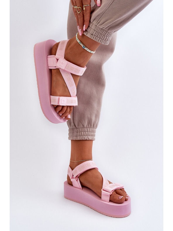 BIG STAR SHOES Sandali da donna con plateau Big Star Rosa