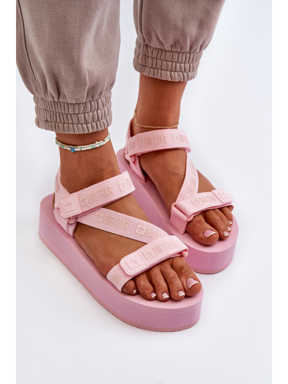 BIG STAR SHOES Sandali da donna con plateau Big Star Rosa