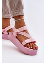 BIG STAR SHOES Sandali da donna con plateau Big Star Rosa