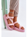 BIG STAR SHOES Sandali da donna con plateau Big Star Rosa