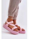 BIG STAR SHOES Sandali da donna con plateau Big Star Rosa