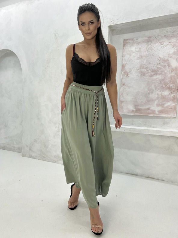 Edoti Pantaloni EDOTI da donna color kaki